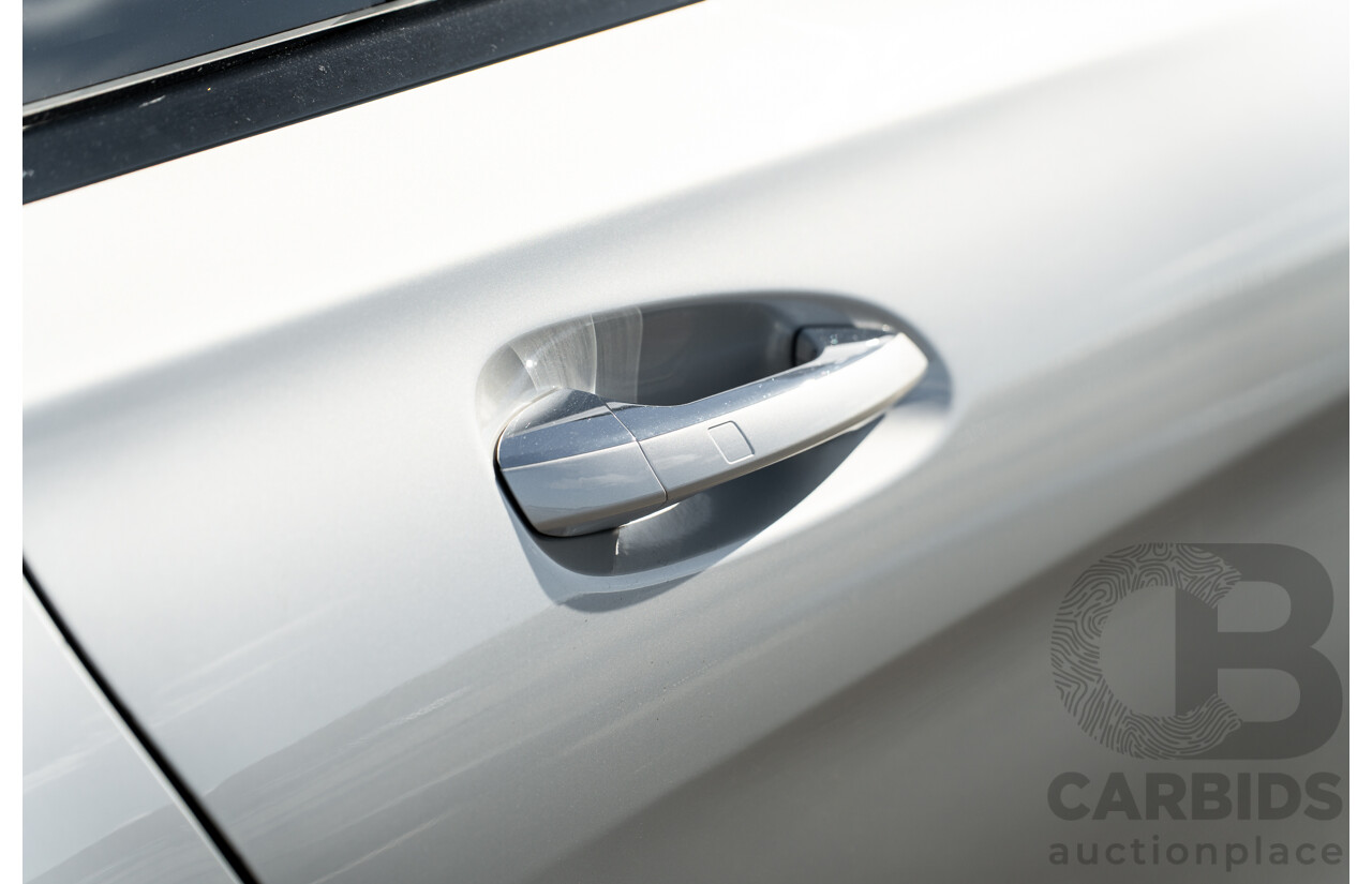 01/2015 Mercedes Benz CLA 250 Sport 4matic (AWD) 117 MY15 4d Coupe Polar Silver Metallic Turbo 2.0L