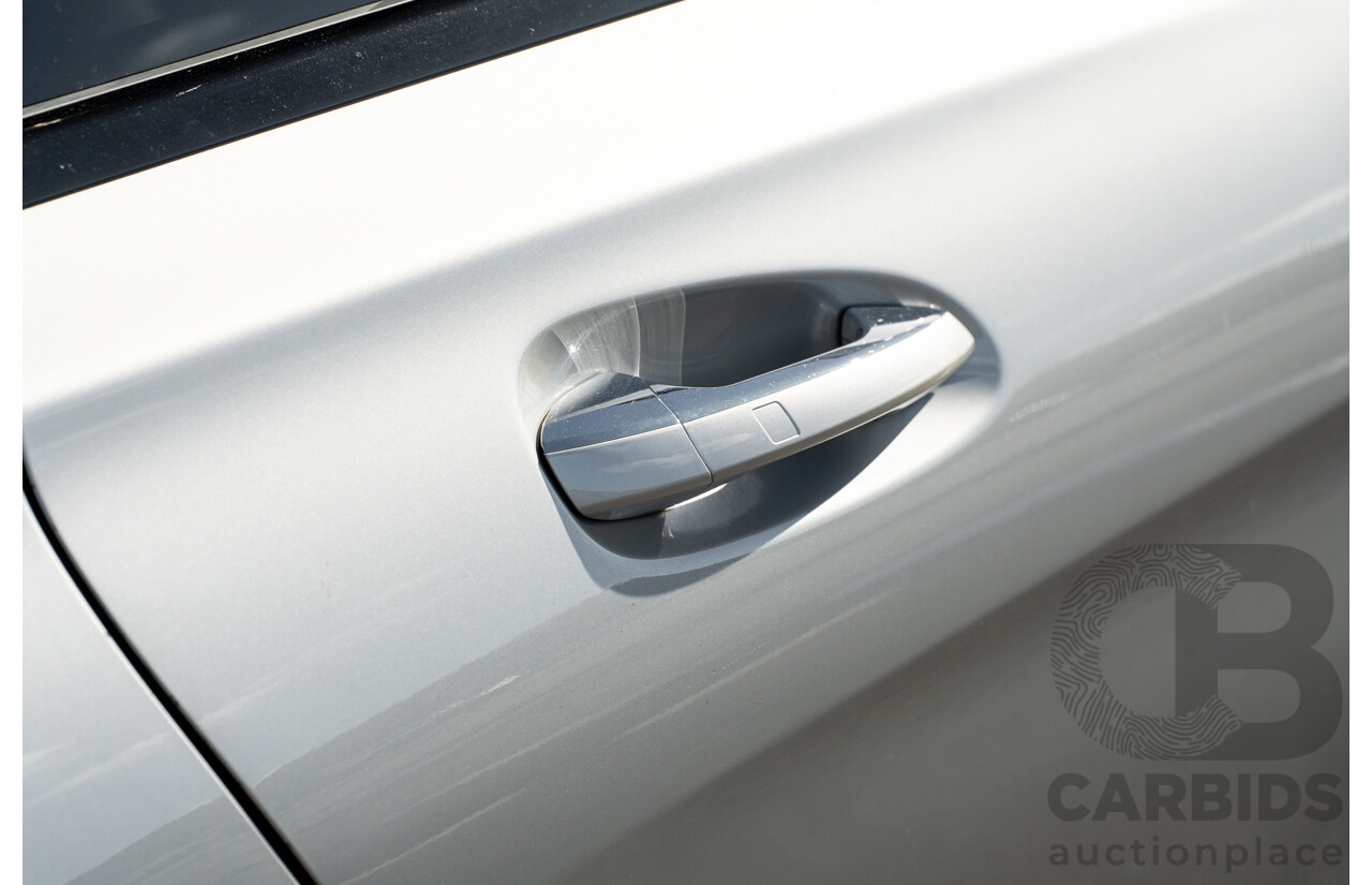 01/2015 Mercedes Benz CLA 250 Sport 4matic (AWD) 117 MY15 4d Coupe Polar Silver Metallic Turbo 2.0L