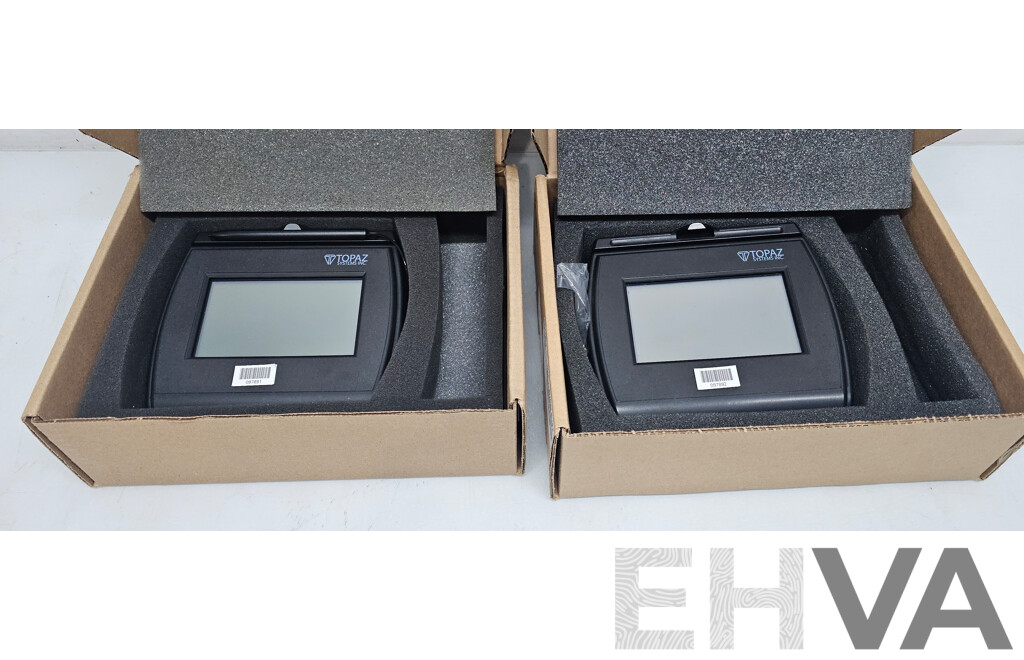 Topaz Systems Inc SigLite LCD 4x3 Signature Pad - Lot of Two