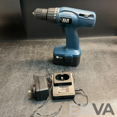 HITACHI TR-12 Router & XU1 XCD-12 Cordless Drill - Lot of 2