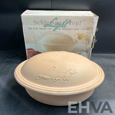 Vintage SCHLEMMER-TOPF Clay Baker Pot