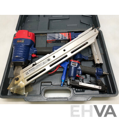 Project Air Pneumatic Nail Gun and Staple Gun Set