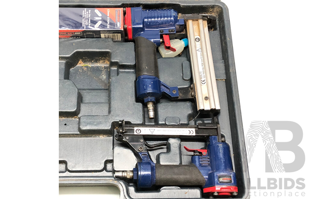 Project Air Pneumatic Nail Gun and Staple Gun Set