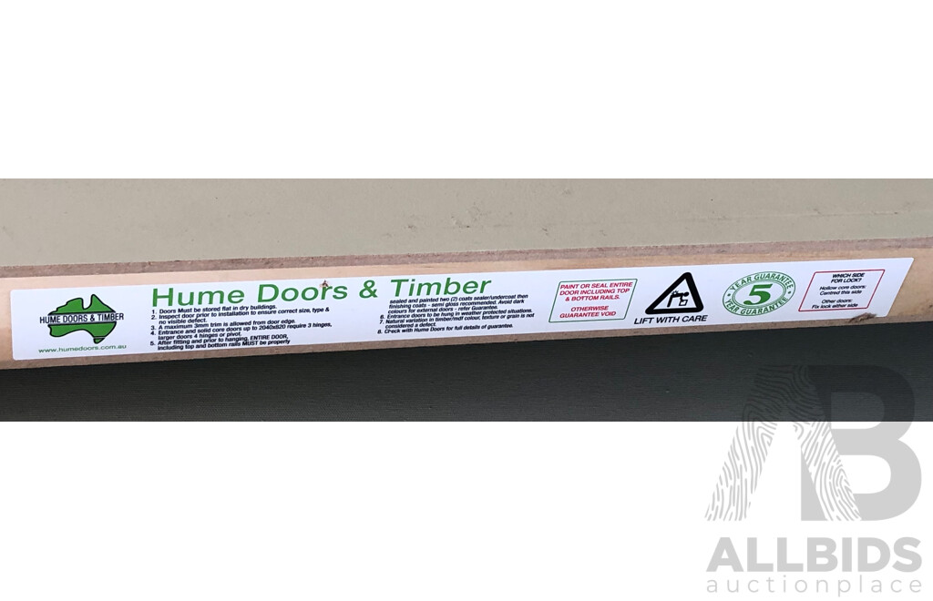Hume Doors Sliding Cavity Door with Skirting