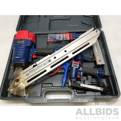 Project Air Pneumatic Nail Gun and Staple Gun Set