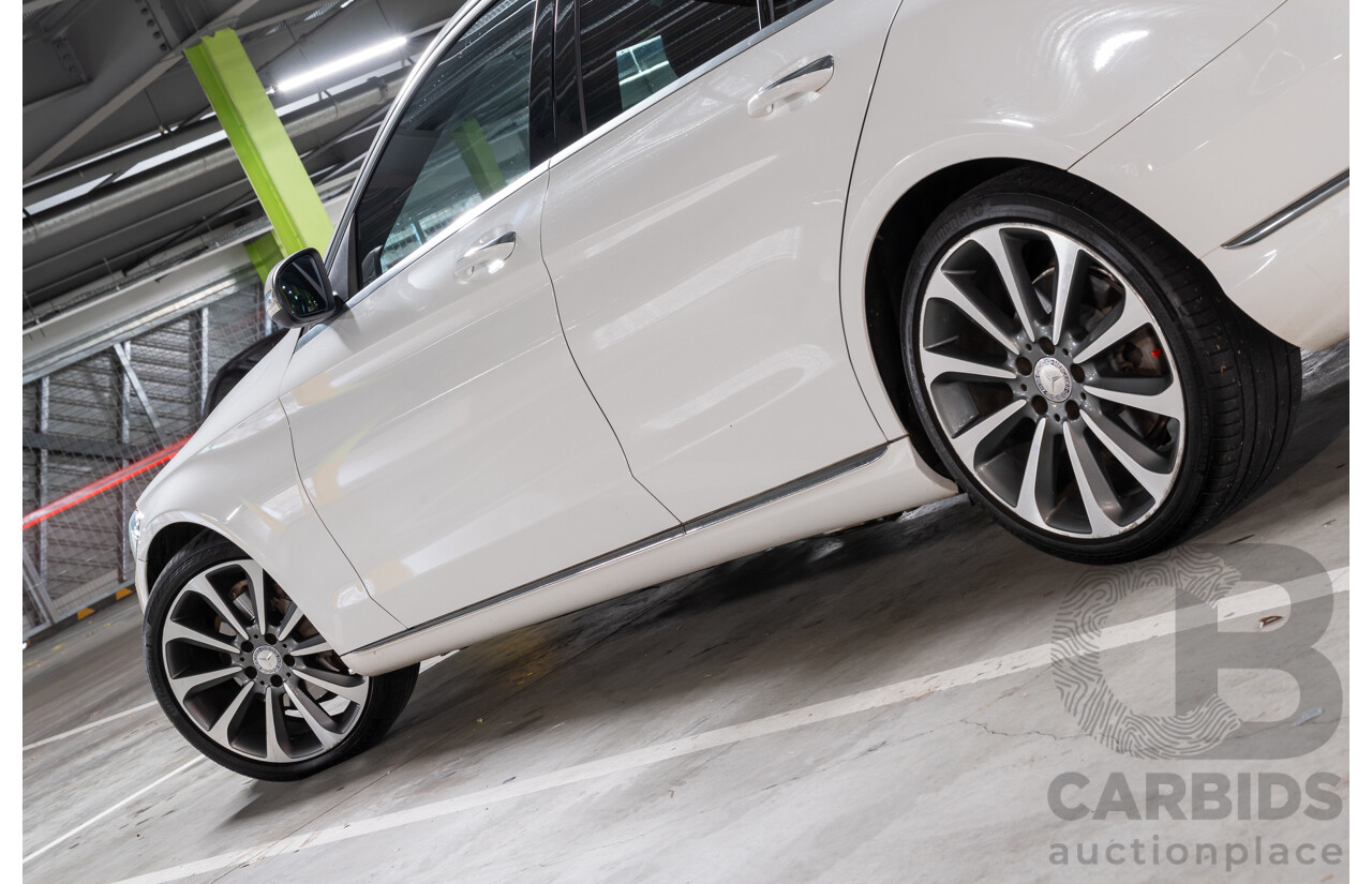 10/2014 Mercedes Benz C250 Bluetec W205 4d Sedan Polar White Turbo Diesel 2.1L