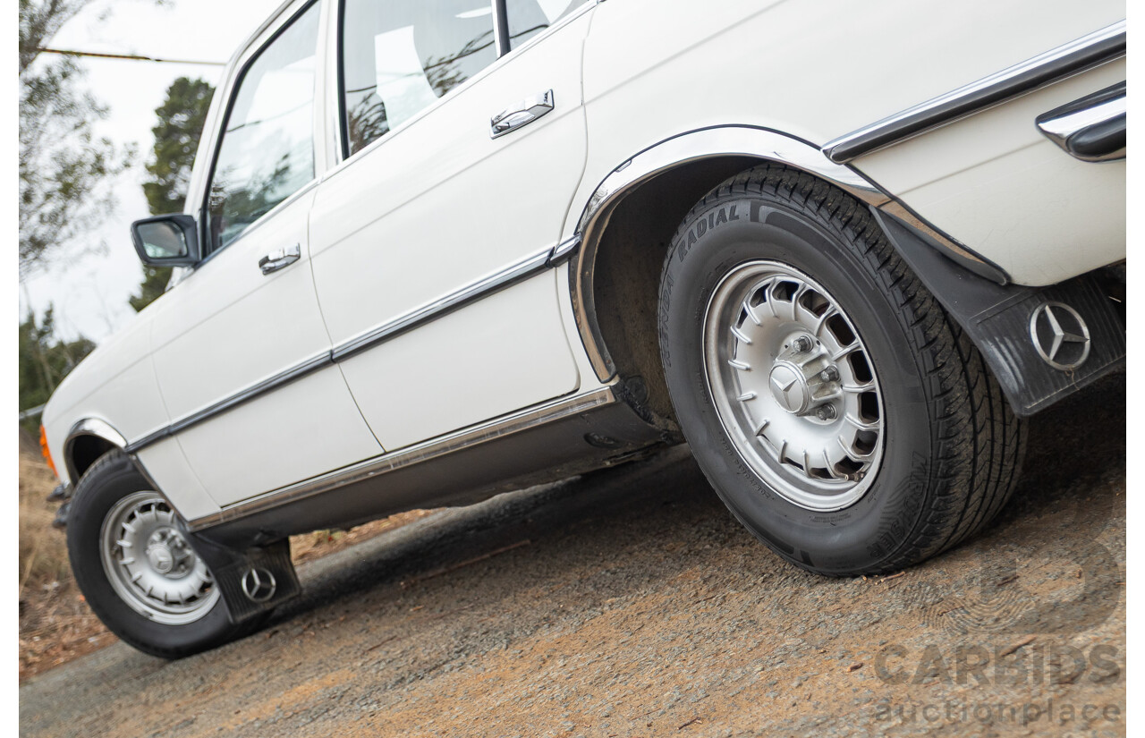 6/1980 Mercedes Benz 280 SEL W116 4d Sedan White 2.8L