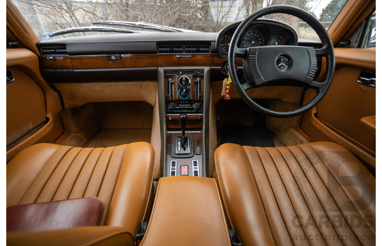6/1980 Mercedes Benz 280 SEL W116 4d Sedan White 2.8L