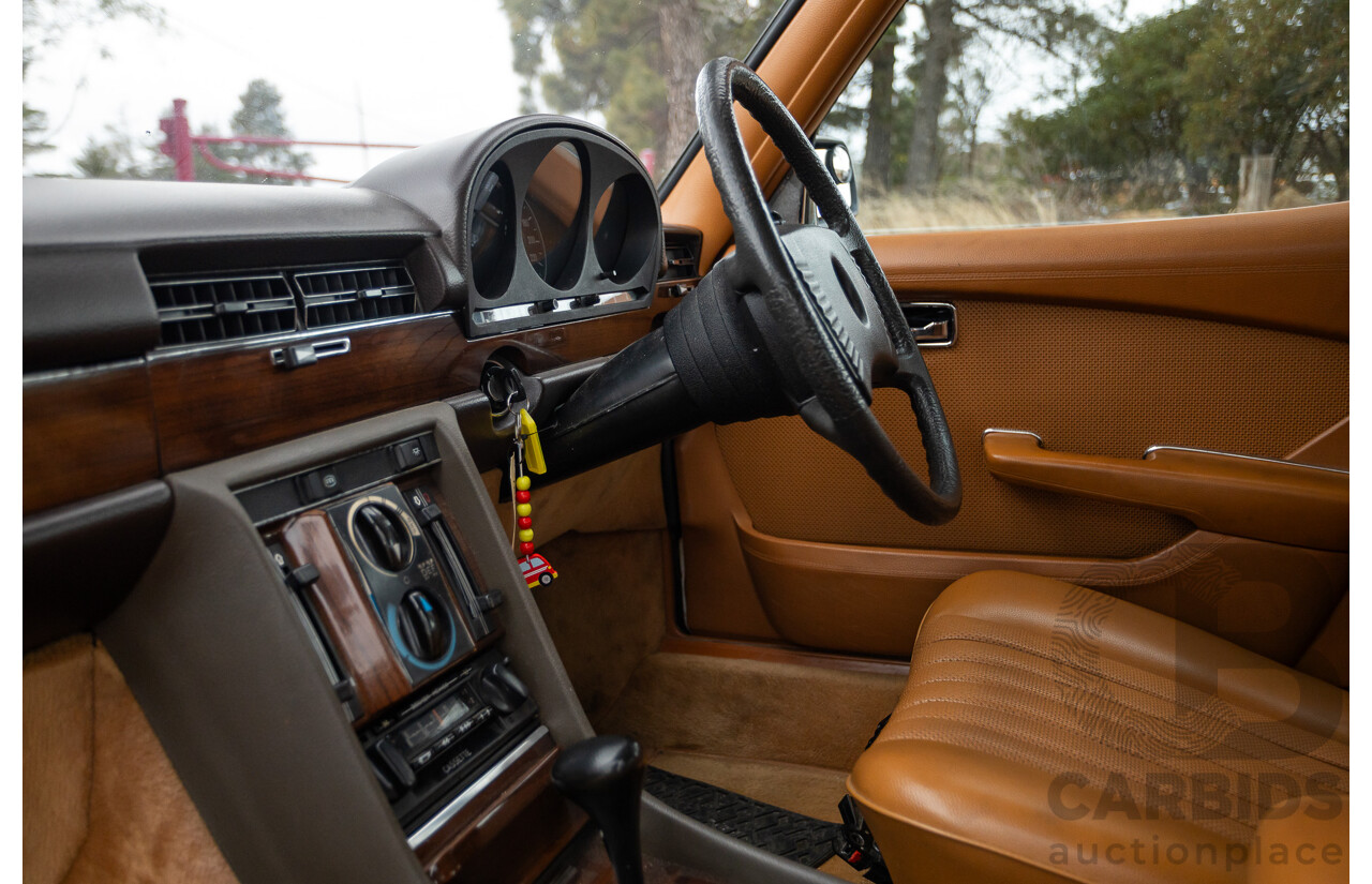 6/1980 Mercedes Benz 280 SEL W116 4d Sedan White 2.8L