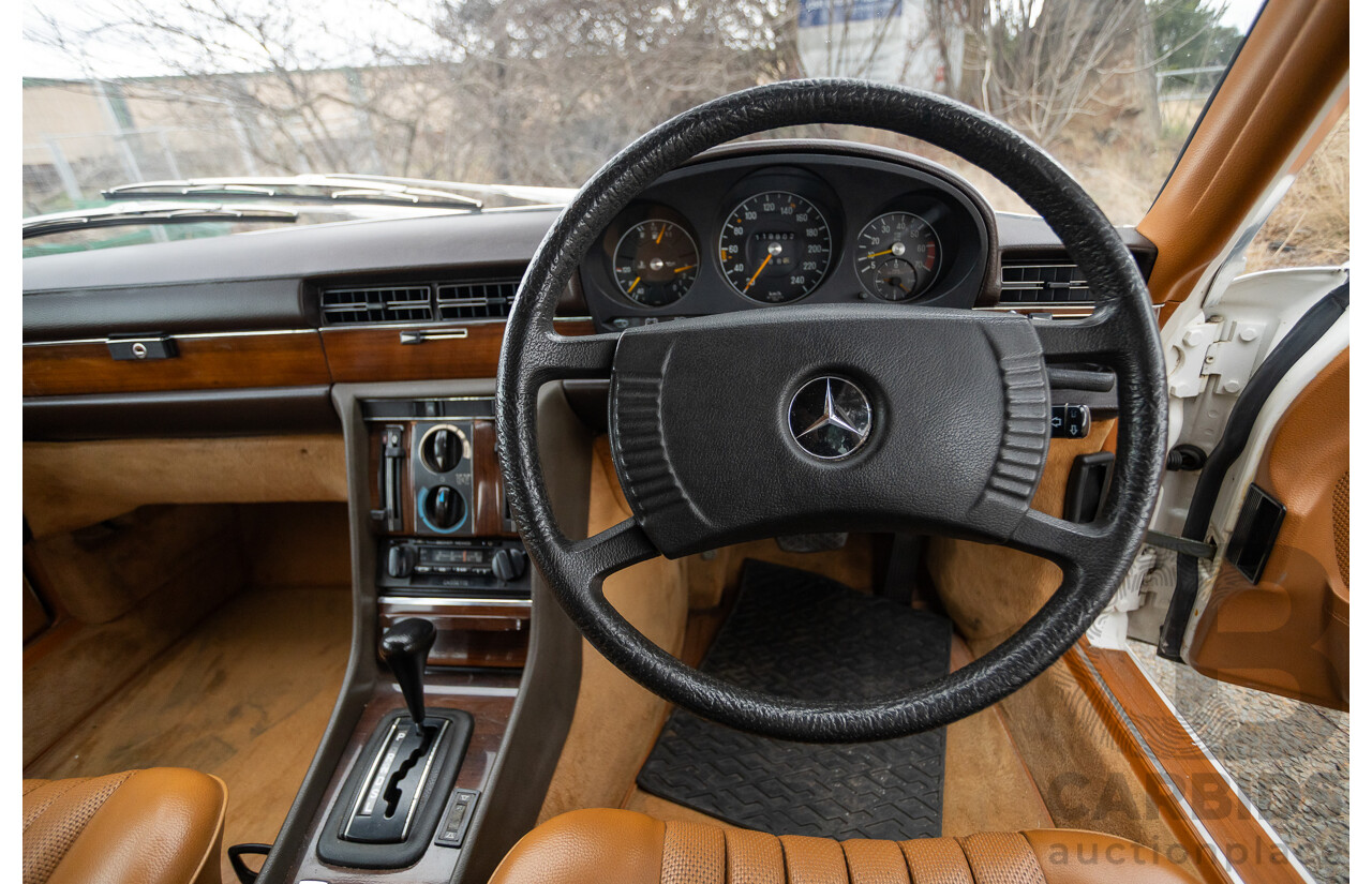 6/1980 Mercedes Benz 280 SEL W116 4d Sedan White 2.8L