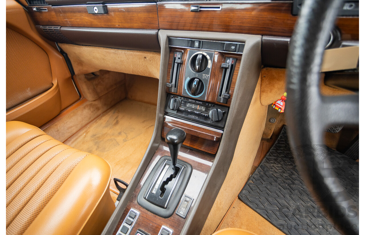 6/1980 Mercedes Benz 280 SEL W116 4d Sedan White 2.8L