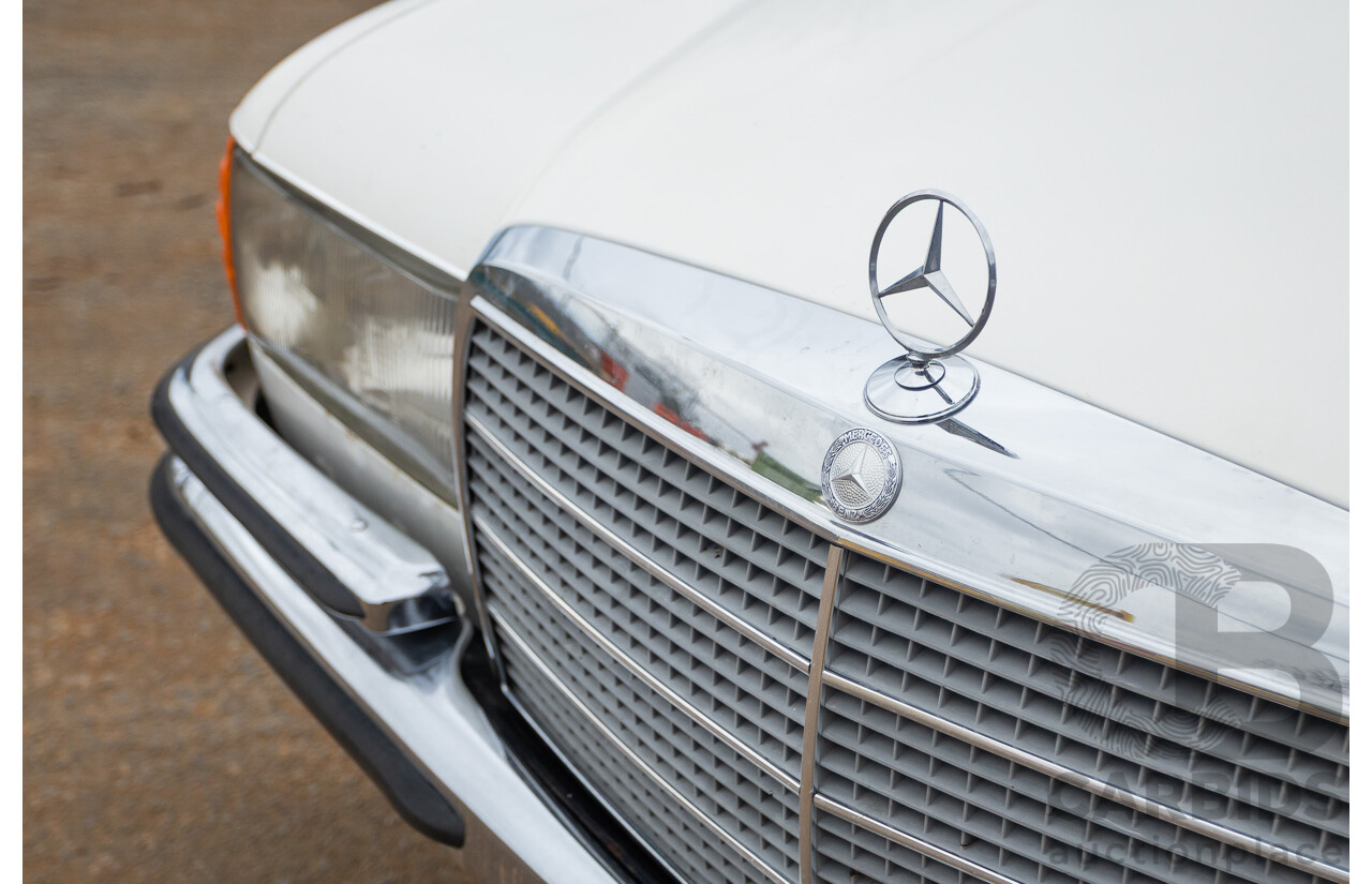 6/1980 Mercedes Benz 280 SEL W116 4d Sedan White 2.8L