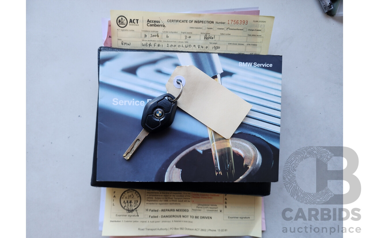 10/2006 Bmw X5 3.0i E53 MY06 UPGRADE 4d Wagon Silver 3.0L