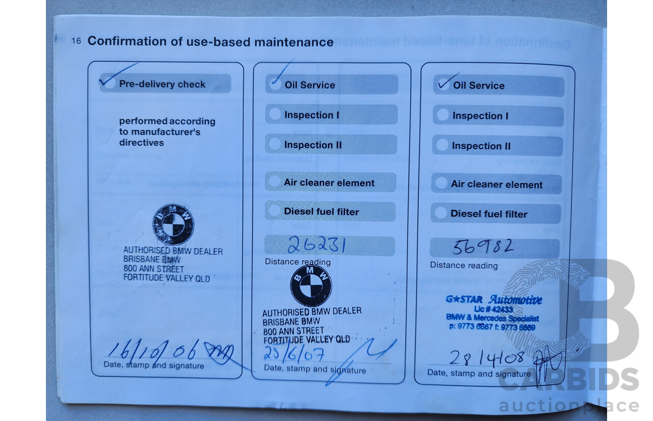 10/2006 Bmw X5 3.0i E53 MY06 UPGRADE 4d Wagon Silver 3.0L