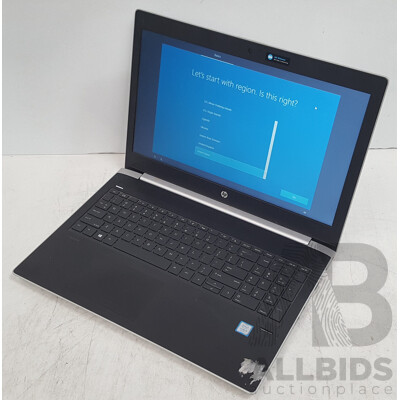 HP ProBook 450 G5 Intel Core i5 (8250U) 1.60GHz-3.40GHz 4-Core CPU 15.6-Inch Laptop w/ Power Supply