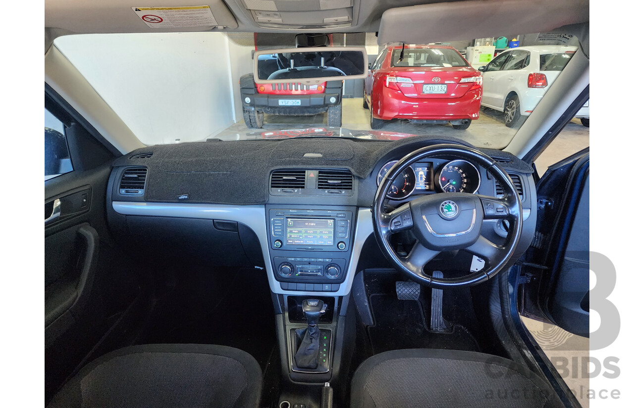 3/2012 Skoda Yeti 112 TSI (4x4) 5L 4d Wagon Blue 1.8L