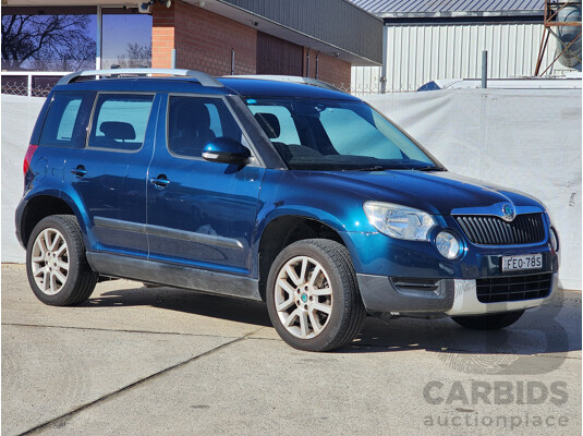 3/2012 Skoda Yeti 112 TSI (4x4) 5L 4d Wagon Blue 1.8L