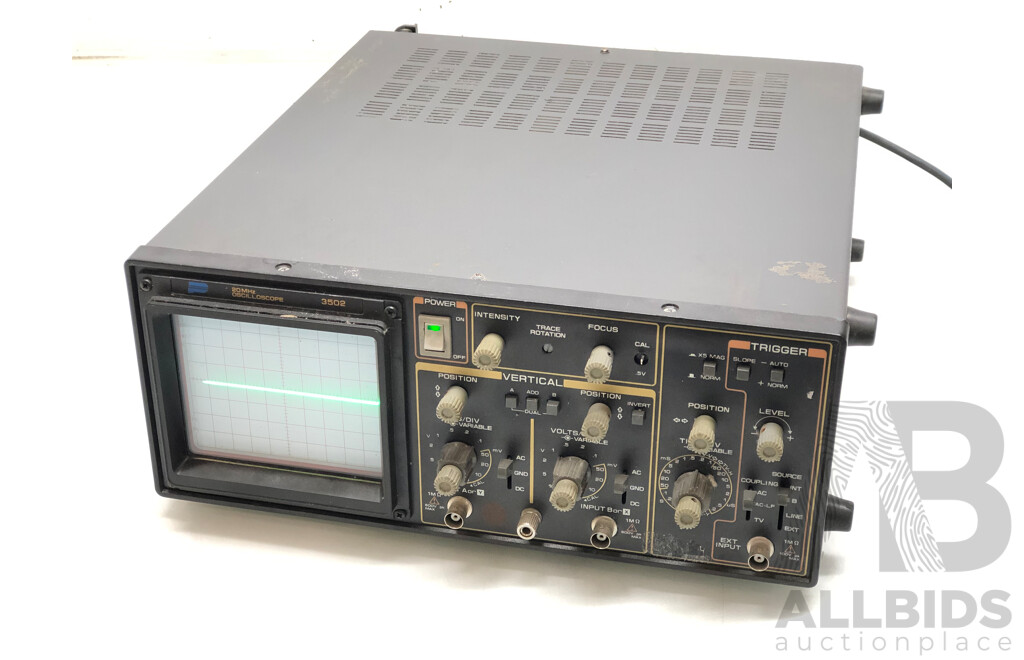 Hung Chang 3502 20MHz Dual Trace Oscilloscope