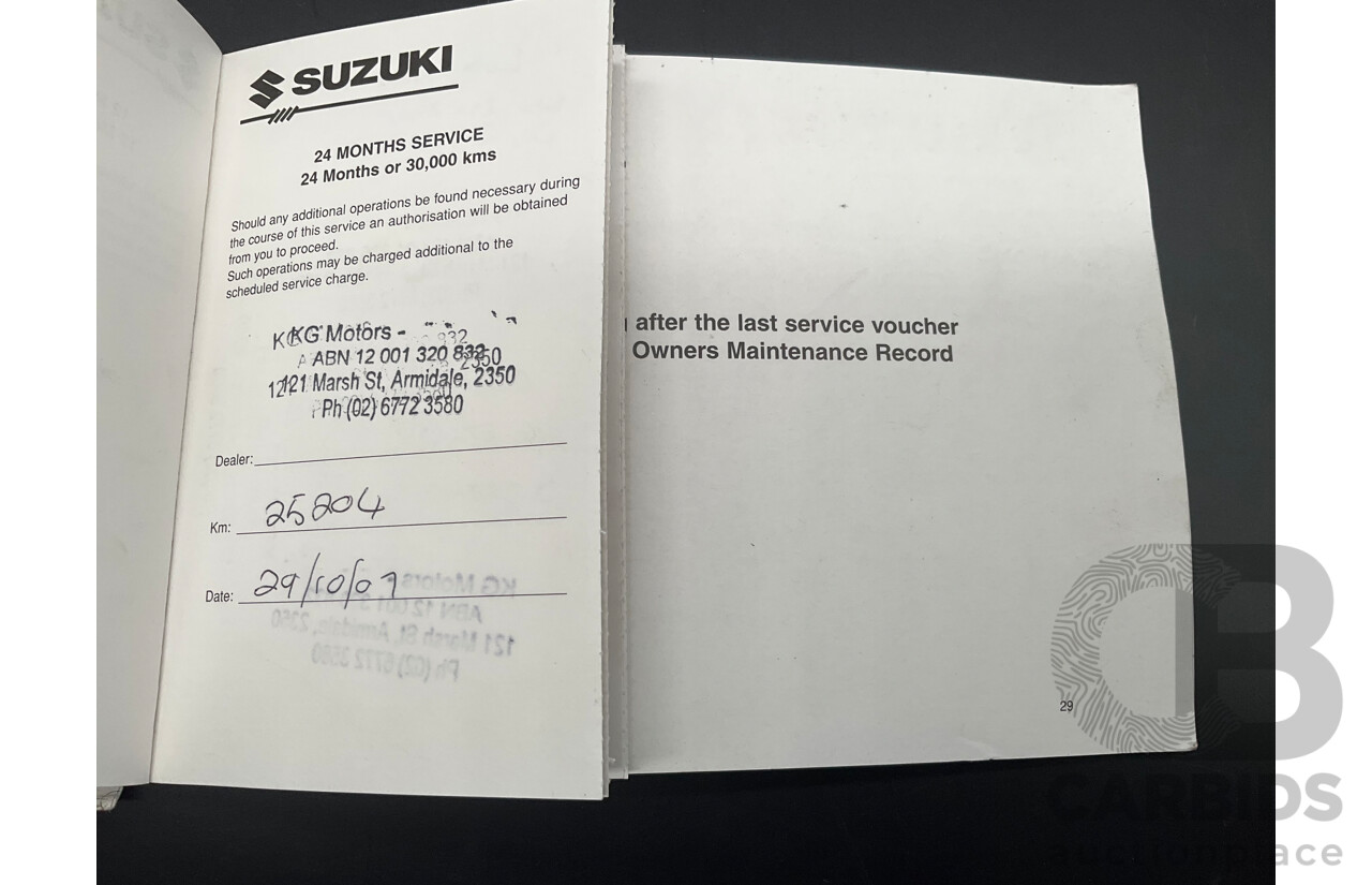 1/2005 Suzuki Liana 4d Sedan Superior White 1.8L