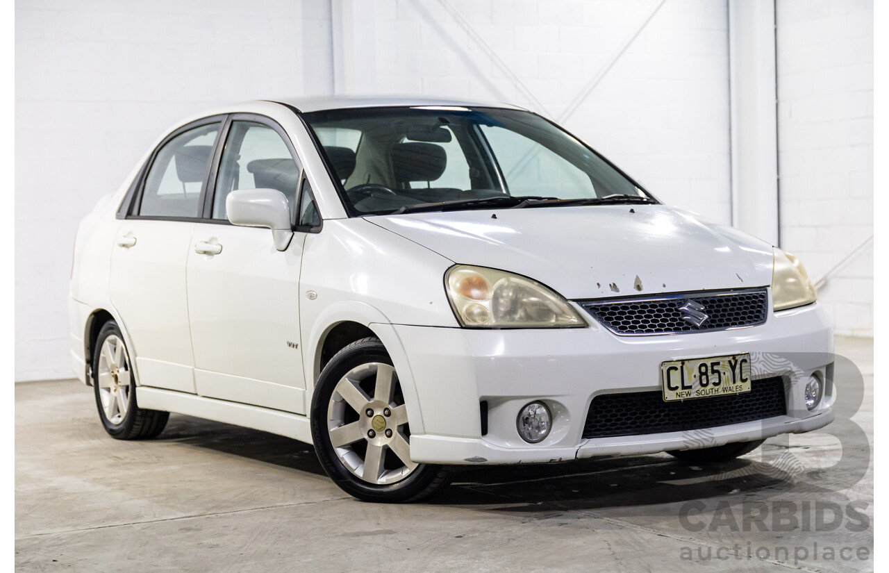 1/2005 Suzuki Liana 4d Sedan Superior White 1.8L