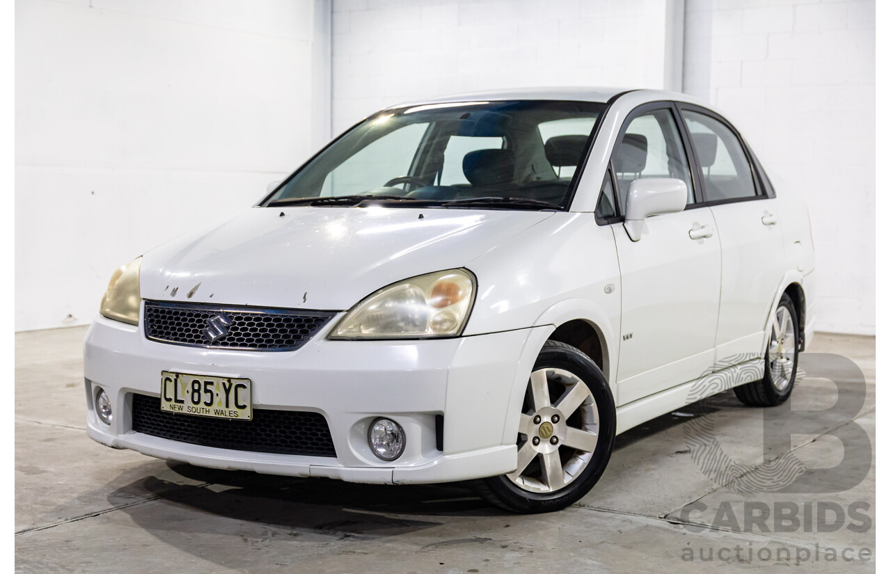 1/2005 Suzuki Liana 4d Sedan Superior White 1.8L