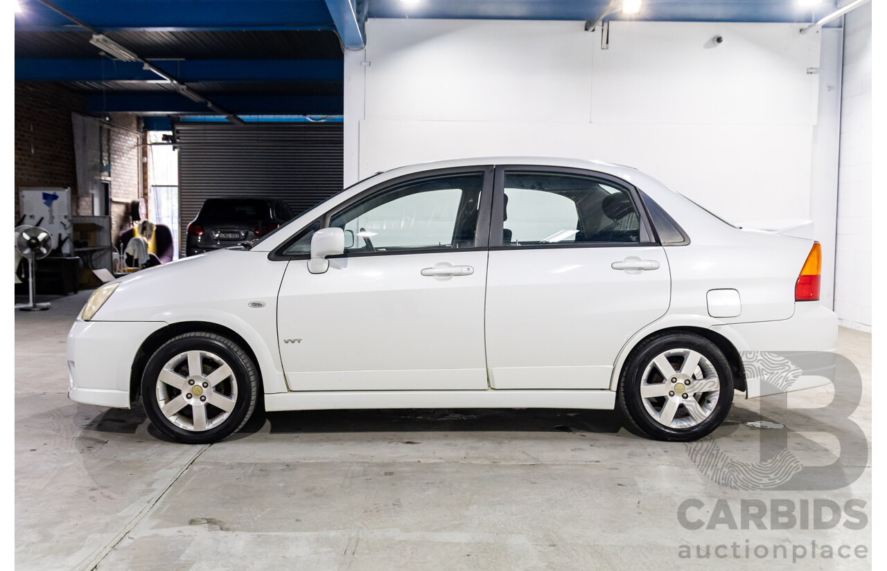 1/2005 Suzuki Liana 4d Sedan Superior White 1.8L