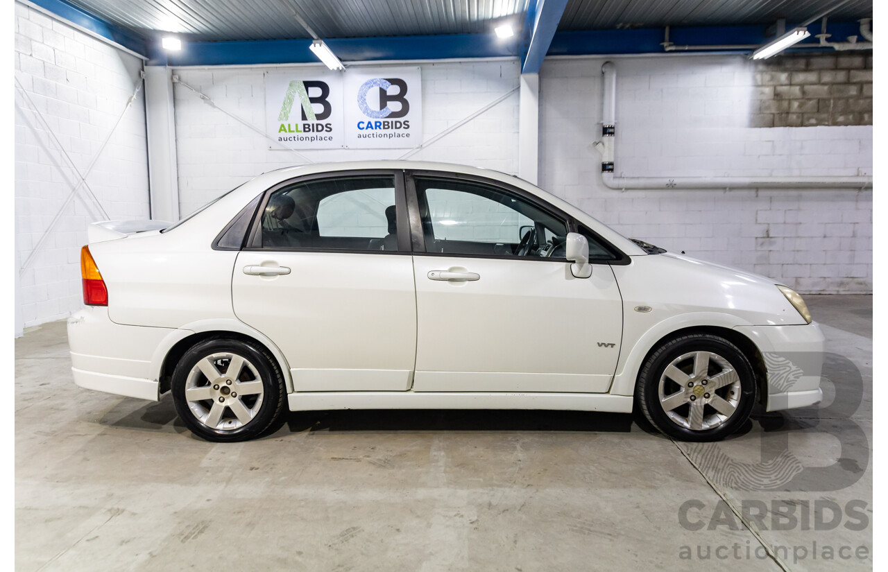 1/2005 Suzuki Liana 4d Sedan Superior White 1.8L