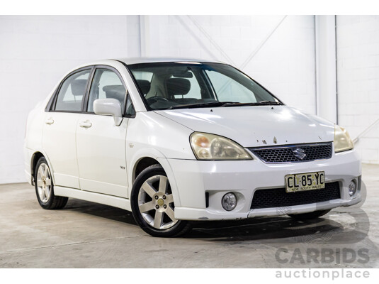 1/2005 Suzuki Liana 4d Sedan Superior White 1.8L