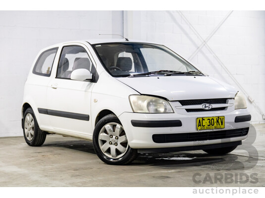 1/2005 Hyundai Getz XL TB 3d Hatchback Noble White 1.3L
