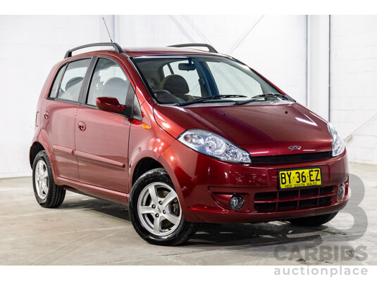 9/2013 Chery J1 S2X 5d Hatchback Sunpin Red Metallic 1.3L