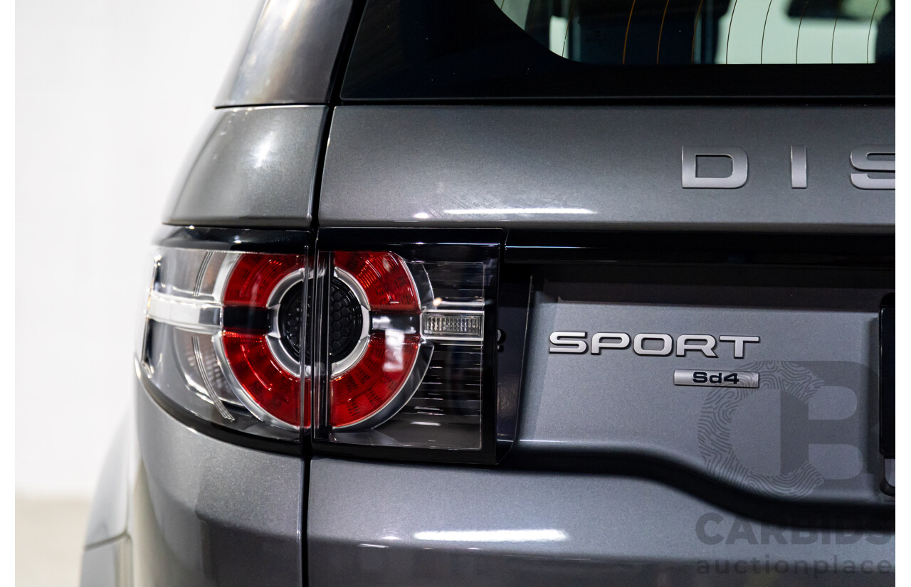 11/2018 Land Rover Discovery Sport SD4 SE  (177kW) 7 SEAT (AWD) L550 MY19 4d Wagon Corris Grey Metallic Turbo Diesel 2.0L