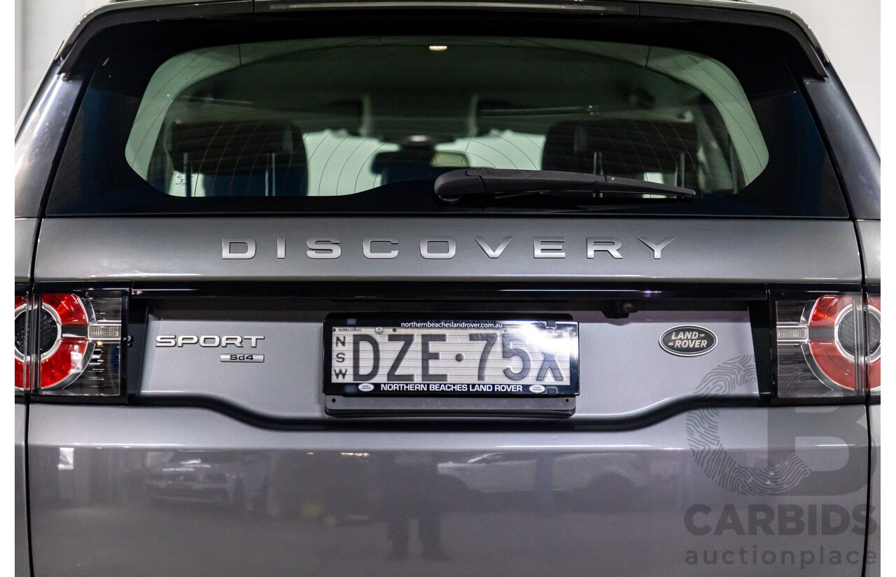 11/2018 Land Rover Discovery Sport SD4 SE  (177kW) 7 SEAT (AWD) L550 MY19 4d Wagon Corris Grey Metallic Turbo Diesel 2.0L