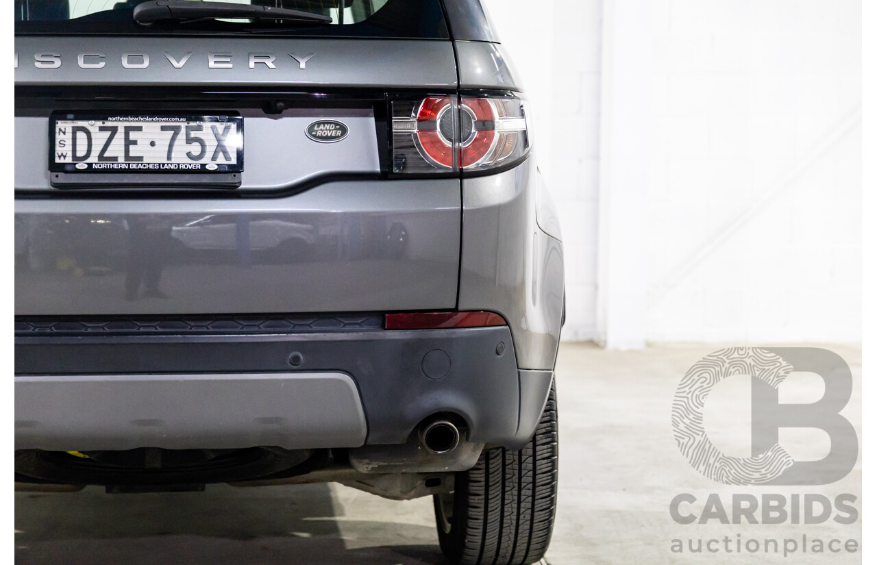 11/2018 Land Rover Discovery Sport SD4 SE  (177kW) 7 SEAT (AWD) L550 MY19 4d Wagon Corris Grey Metallic Turbo Diesel 2.0L