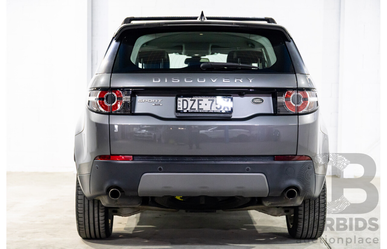 11/2018 Land Rover Discovery Sport SD4 SE  (177kW) 7 SEAT (AWD) L550 MY19 4d Wagon Corris Grey Metallic Turbo Diesel 2.0L