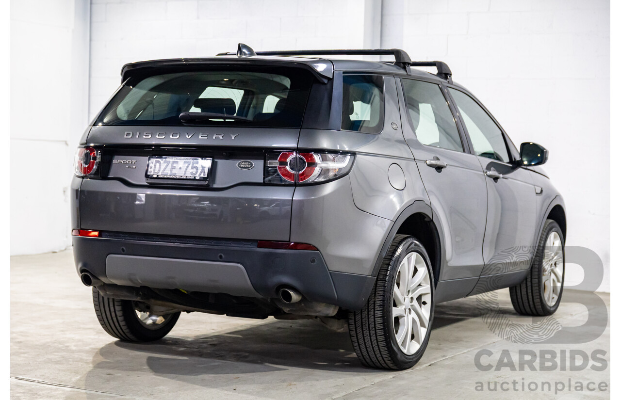 11/2018 Land Rover Discovery Sport SD4 SE  (177kW) 7 SEAT (AWD) L550 MY19 4d Wagon Corris Grey Metallic Turbo Diesel 2.0L