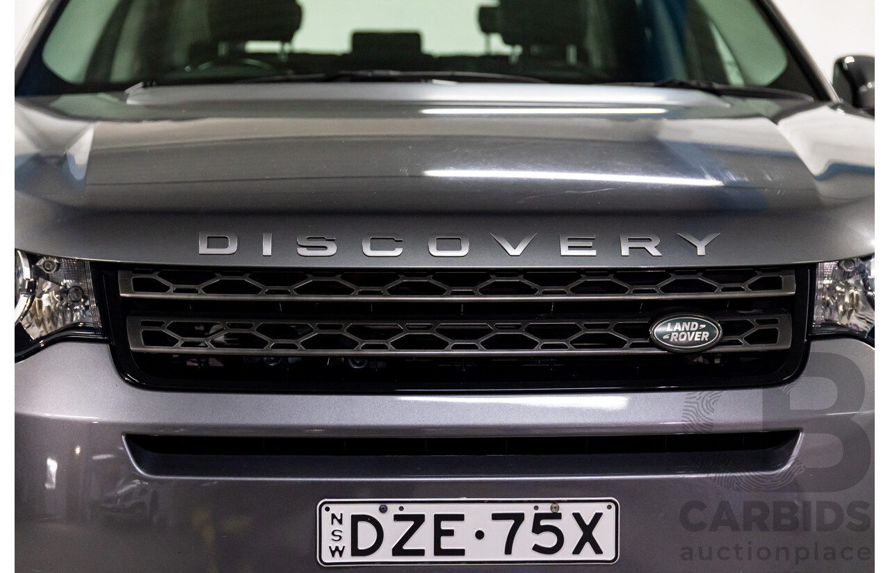 11/2018 Land Rover Discovery Sport SD4 SE  (177kW) 7 SEAT (AWD) L550 MY19 4d Wagon Corris Grey Metallic Turbo Diesel 2.0L