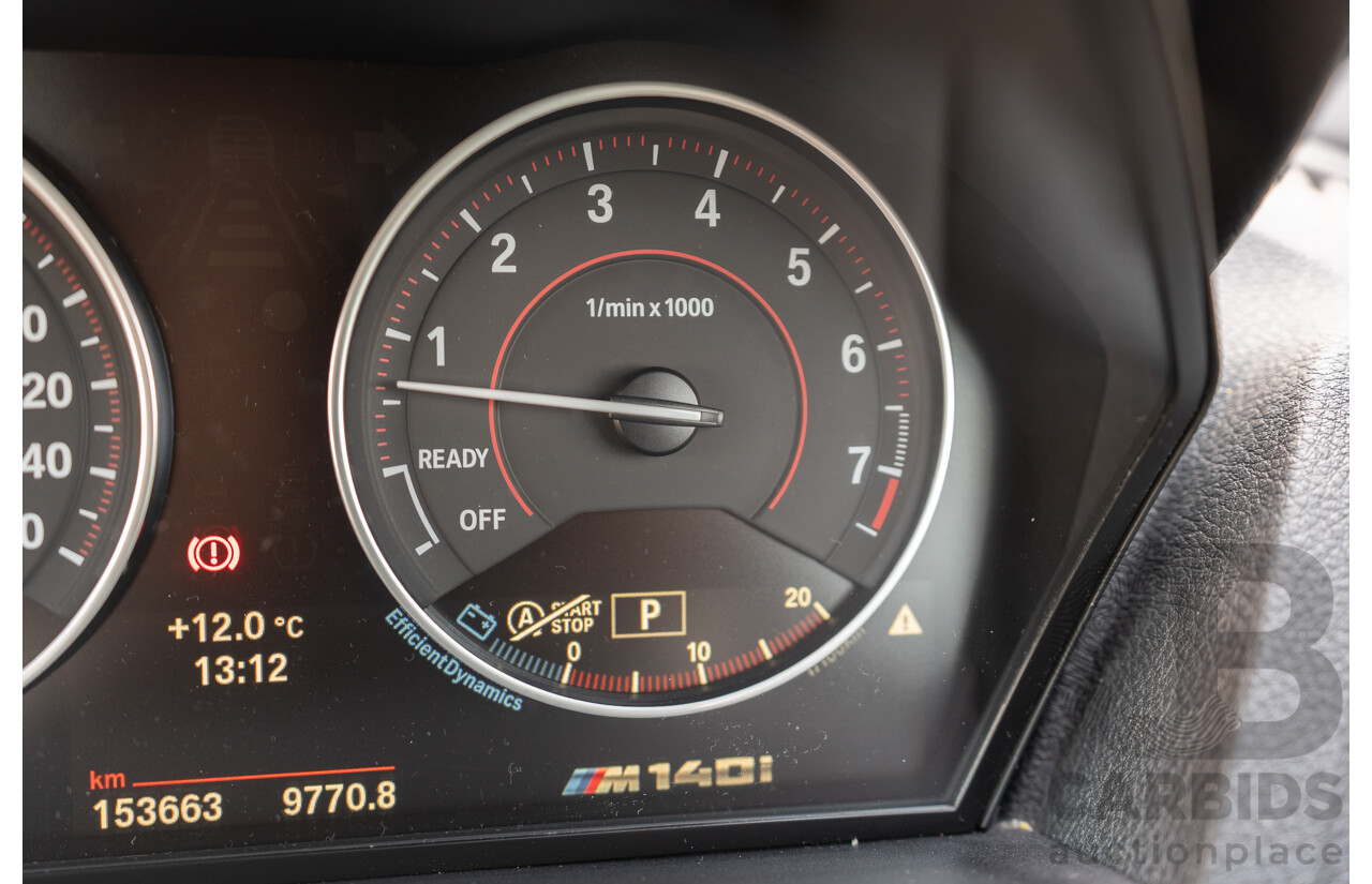 10/2016 BMW M140i LCI F20 4d Hatch Glacier Silver Metallic Turbo 3.0L