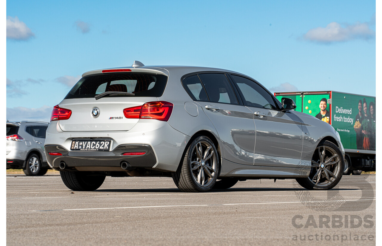 10/2016 BMW M140i LCI F20 4d Hatch Glacier Silver Metallic Turbo 3.0L