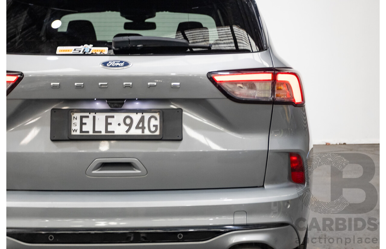 02/2021 Ford Escape ST-LINE (AWD) ZH MY21.25 4D Wagon Solar Silver Turbo 2.0L