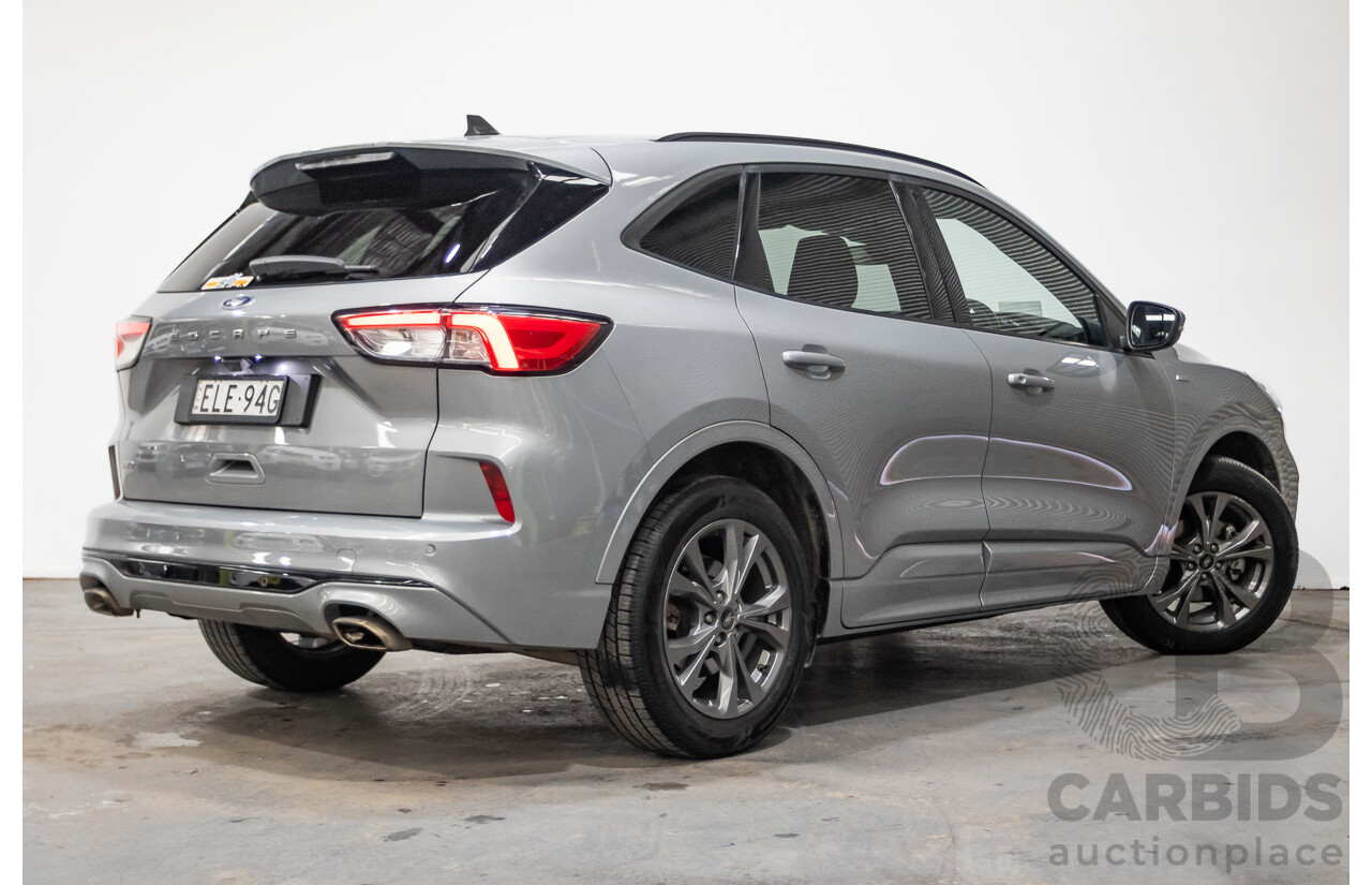 02/2021 Ford Escape ST-LINE (AWD) ZH MY21.25 4D Wagon Solar Silver Turbo 2.0L