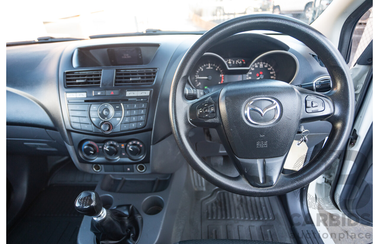 06/2017 Mazda BT-50 XT MY17 UPDATE C/Chas White Turbo Diesel 2.2L
