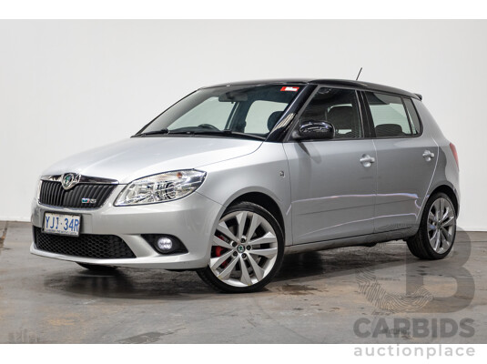 2/2013 Skoda Fabia RS 132 TSI 5JF MY13 5d Hatchback Silver 1.4L