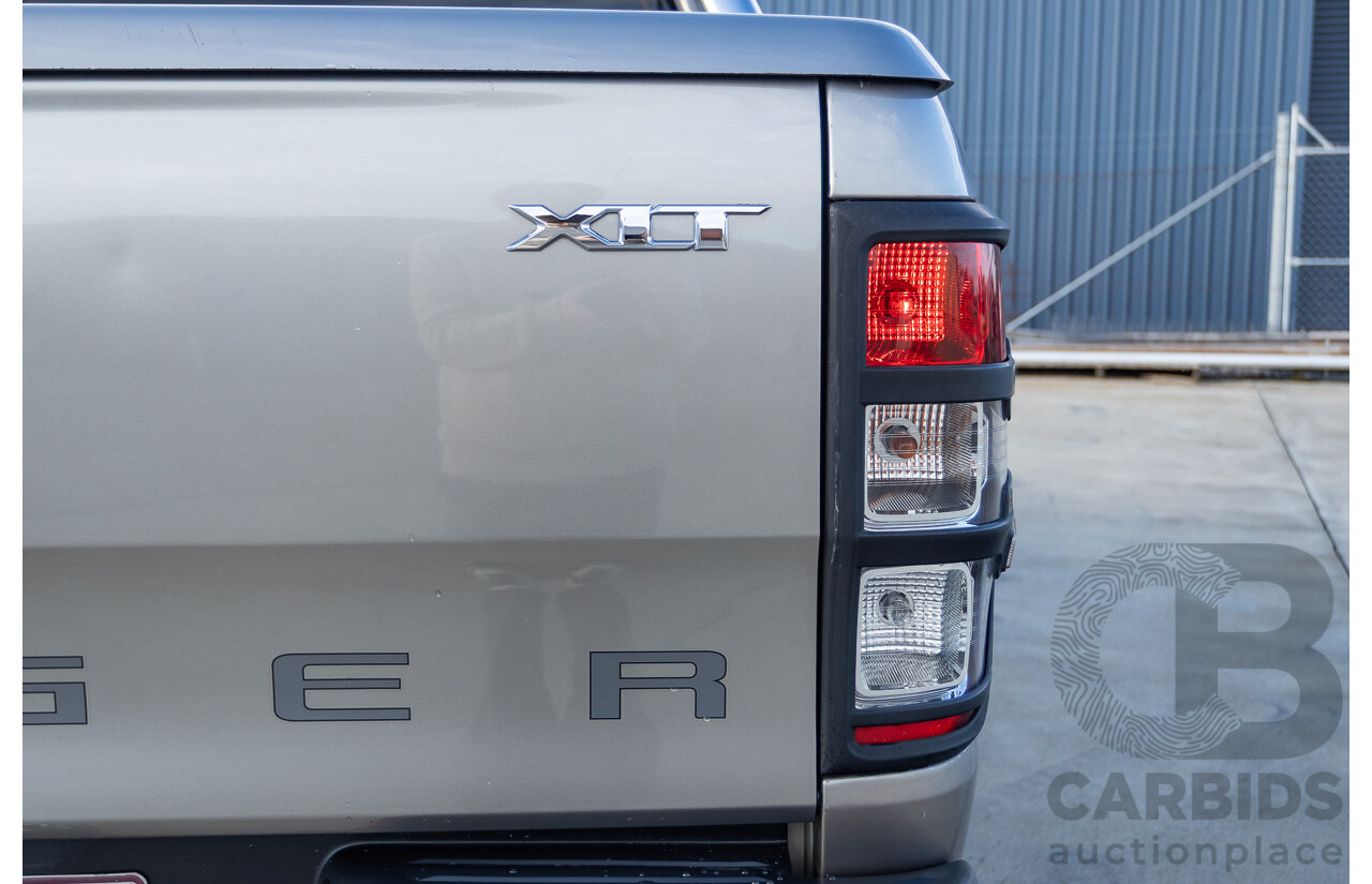7/2013 Ford Ranger XLT 3.2 (4x4) PX Dual Cab Utility Sparkling Gold Metallic Turbo Diesel 3.2L