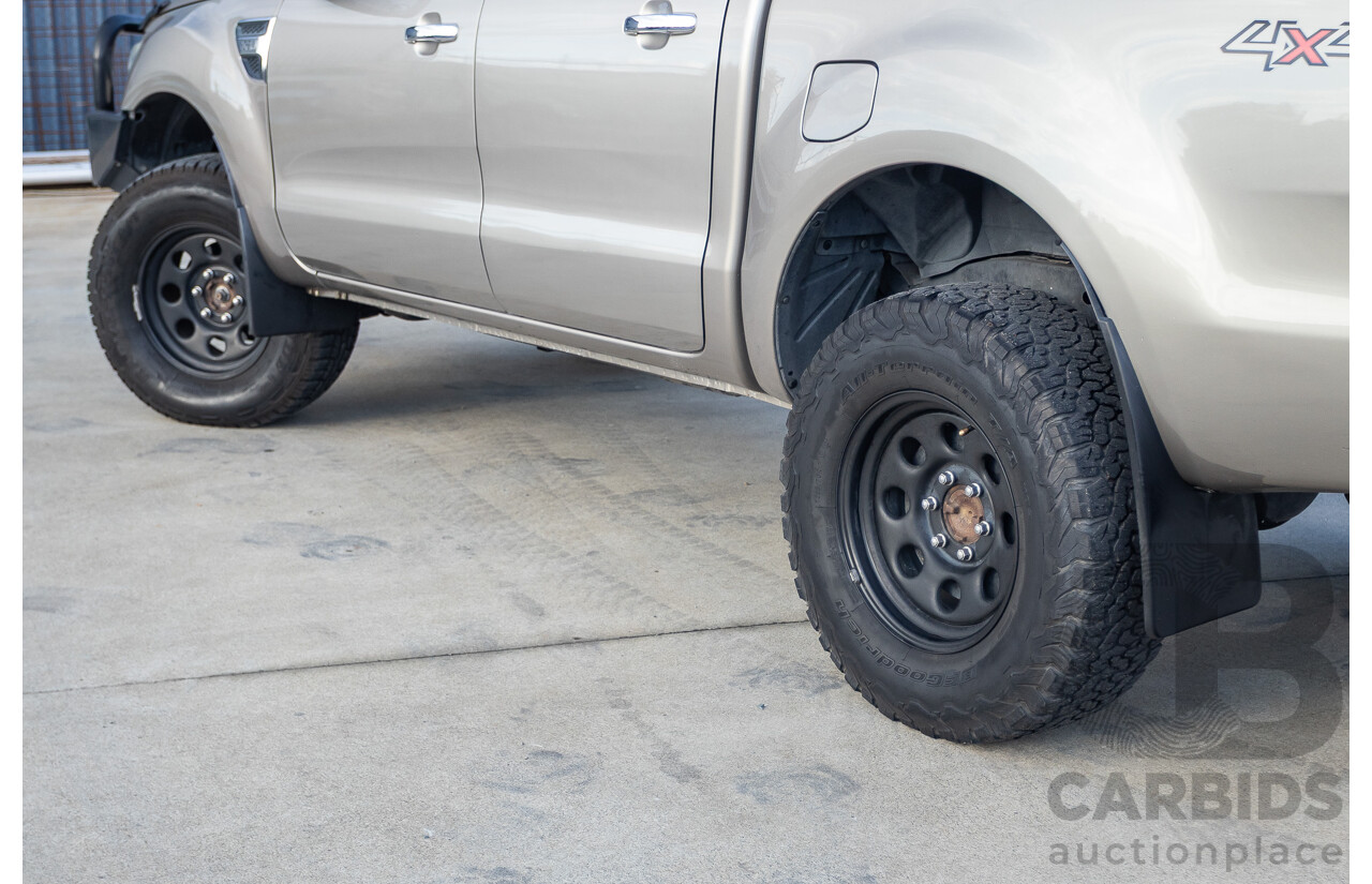 7/2013 Ford Ranger XLT 3.2 (4x4) PX Dual Cab Utility Sparkling Gold Metallic Turbo Diesel 3.2L