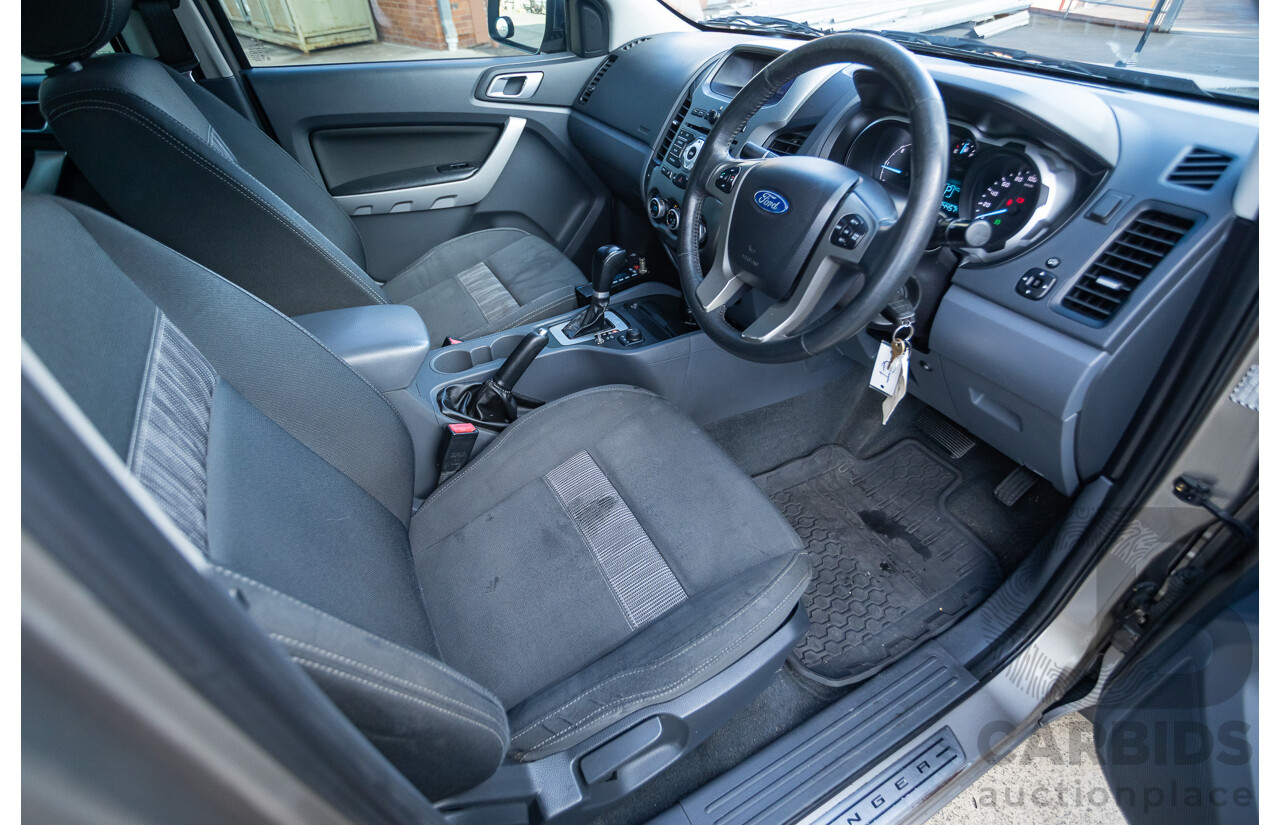 7/2013 Ford Ranger XLT 3.2 (4x4) PX Dual Cab Utility Sparkling Gold Metallic Turbo Diesel 3.2L