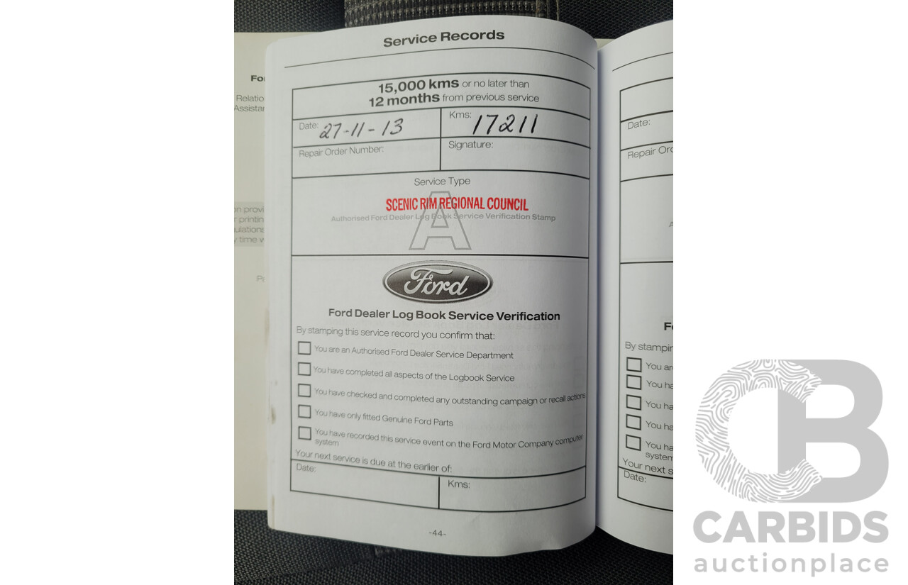 7/2013 Ford Ranger XLT 3.2 (4x4) PX Dual Cab Utility Sparkling Gold Metallic Turbo Diesel 3.2L