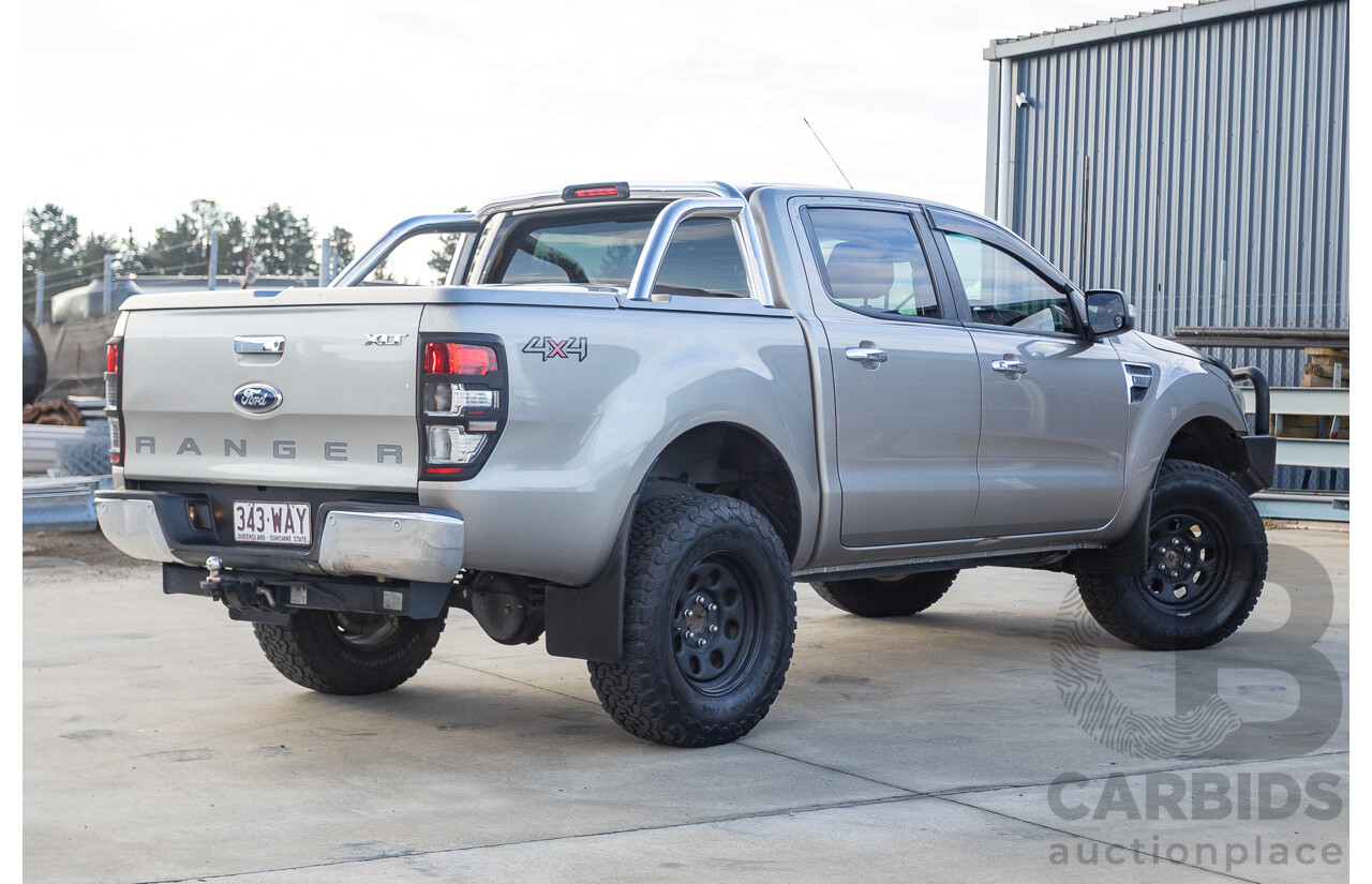 7/2013 Ford Ranger XLT 3.2 (4x4) PX Dual Cab Utility Sparkling Gold Metallic Turbo Diesel 3.2L