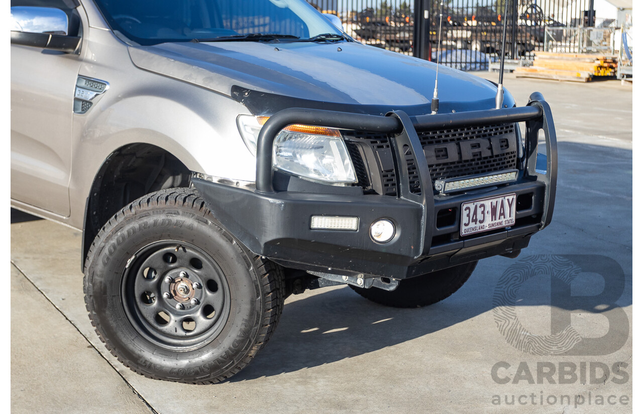 7/2013 Ford Ranger XLT 3.2 (4x4) PX Dual Cab Utility Sparkling Gold Metallic Turbo Diesel 3.2L