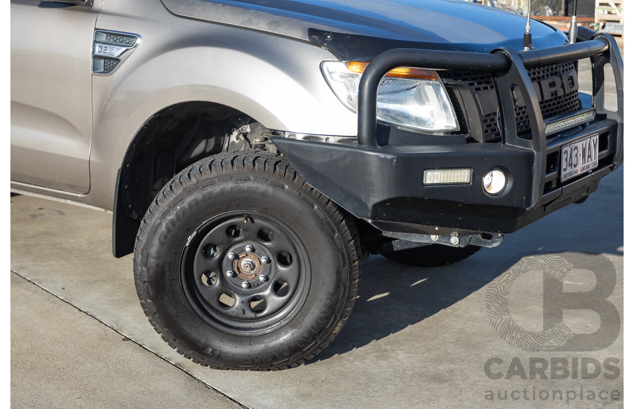 7/2013 Ford Ranger XLT 3.2 (4x4) PX Dual Cab Utility Sparkling Gold Metallic Turbo Diesel 3.2L