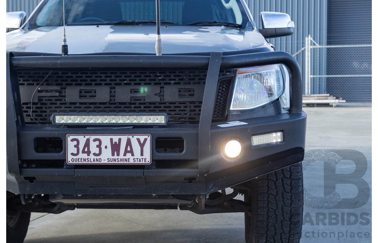 7/2013 Ford Ranger XLT 3.2 (4x4) PX Dual Cab Utility Sparkling Gold Metallic Turbo Diesel 3.2L